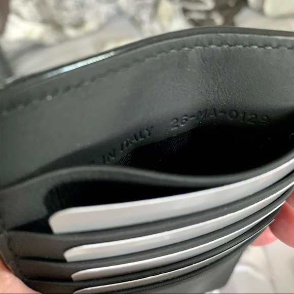 DIOR Ultra Matte Black Studded Diorama Card Holder - Picture 12 of 16